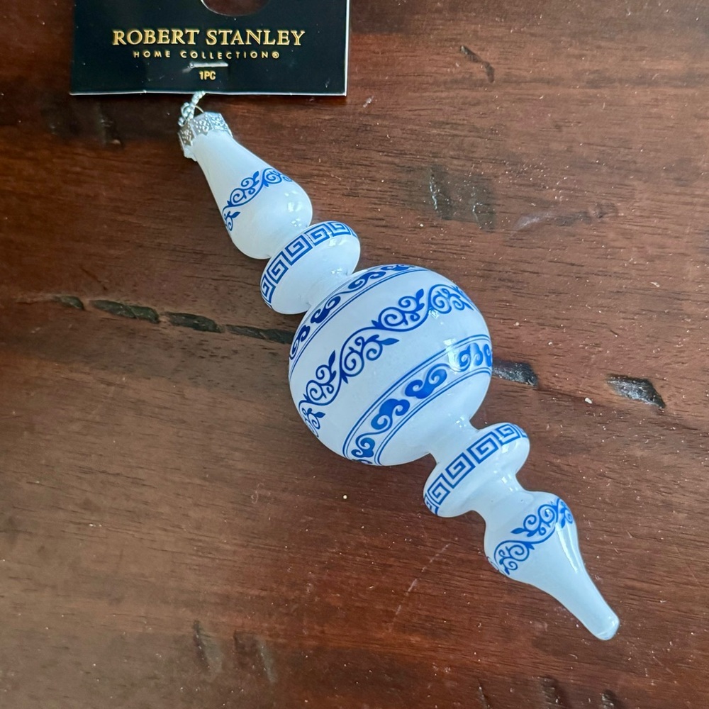 Robert Stanley Glass Finial Ornament
